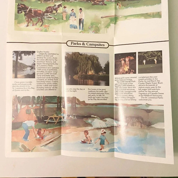 Vintage Lot of 6 Ontario Brochures Canada CN Marine Pioneer Village St Jacobs - Picture 16 of 16